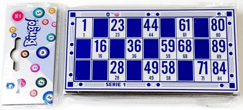 Cartones Bingo 36 Unidades