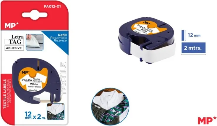 CINTA TAG PLASTICO TEXTIL PLANCHA