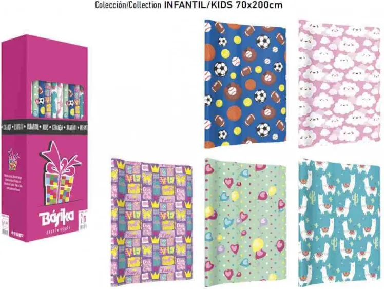 PAPEL REGALO INFANTIL 70X200CM