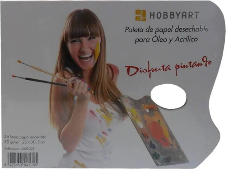 PALETA DE PAPEL 36 HOJAS 23x25