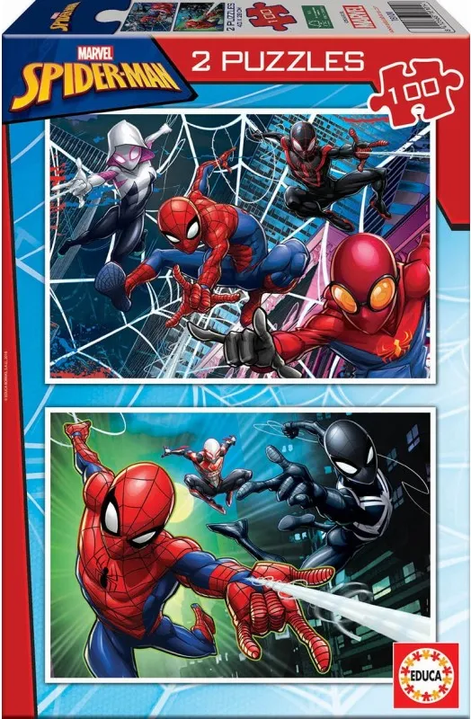 PUZZLE 2x100 SPIDER-MAN
