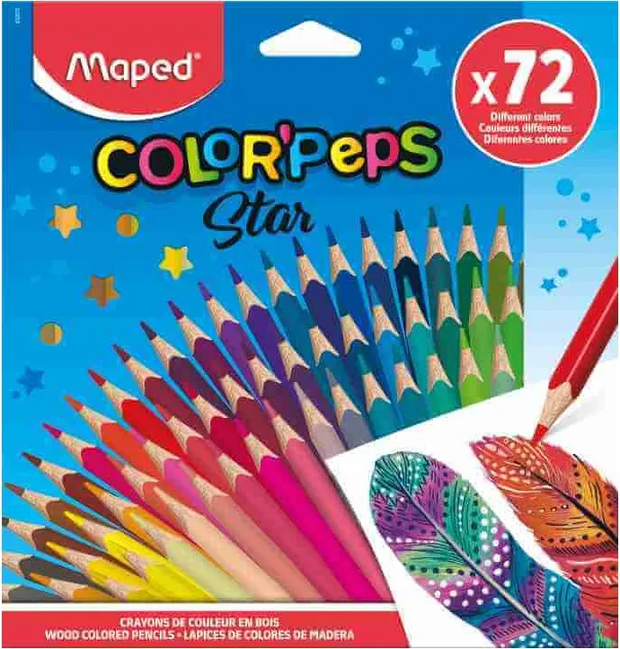 LAPIZ MAPED COLORPEPS 72 COLORES