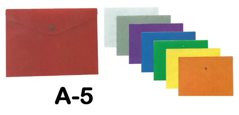 SOBRE BROCHE PP A5 SURTIDO