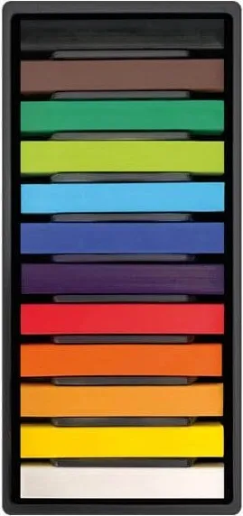 PASTEL BLANDO BARRA MILAN 12 COLORES