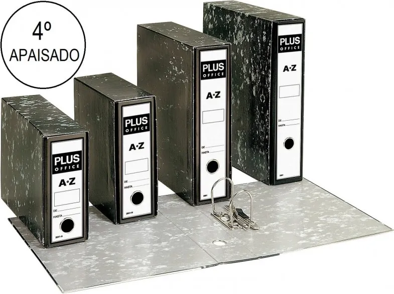 ARCHIVADOR PLUS 4º APAISADO NEGRO