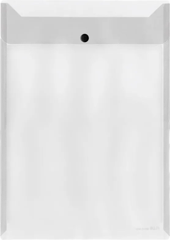 SOBRE BROCHE NATURAL PP A4 TRANSPARENTE