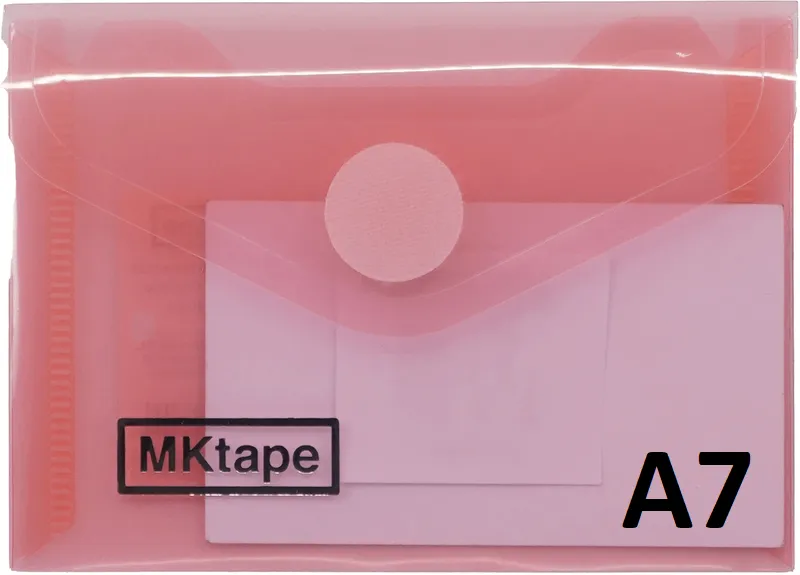 SOBRE VELCRO PP A7 (17X24) ROSA PASTEL