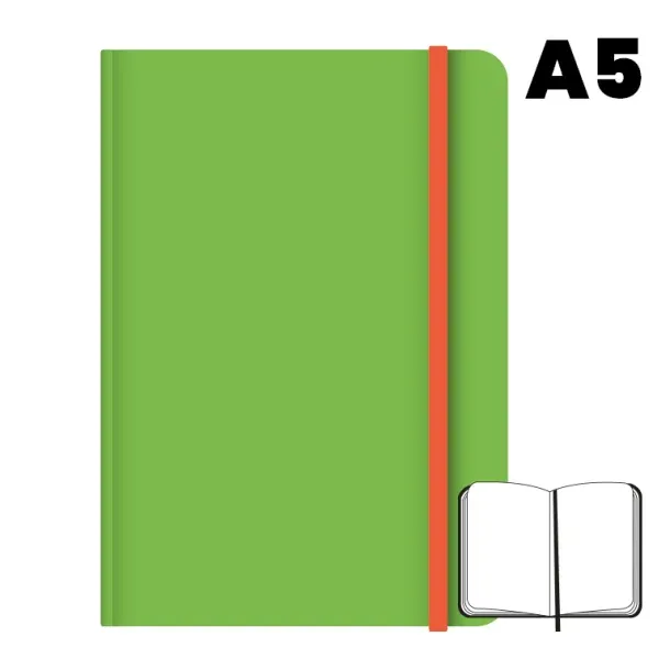 LIBRETA CAMPUS A5  96H 75G LISO VERDE
