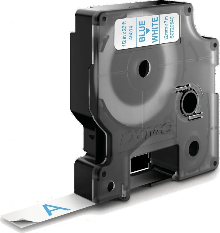 Cinta Dymo D1 12X7 Azul/Blanco
