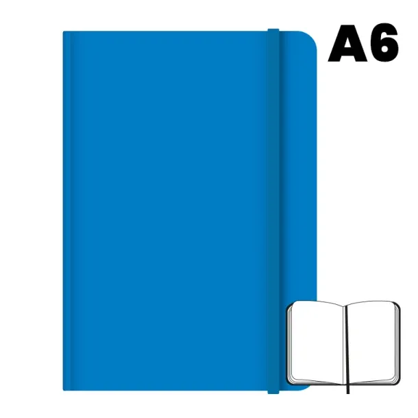LIBRETA CAMPUS A6  96H 75G LISO AZUL CIELO