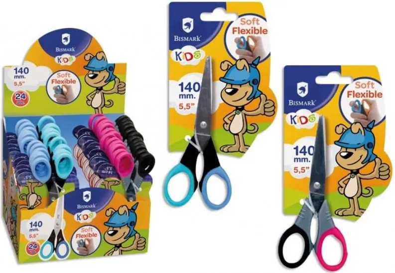 TIJERA ESCOLAR BISMARK BLANDA 14cm