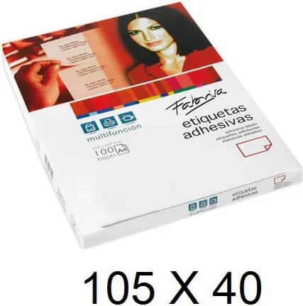 ETIQUETA FABRISA A4 105x40