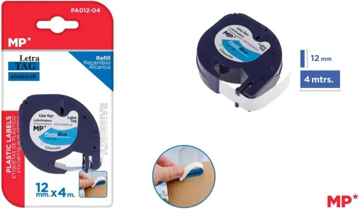 CINTA TAG PLASTICO AZUL