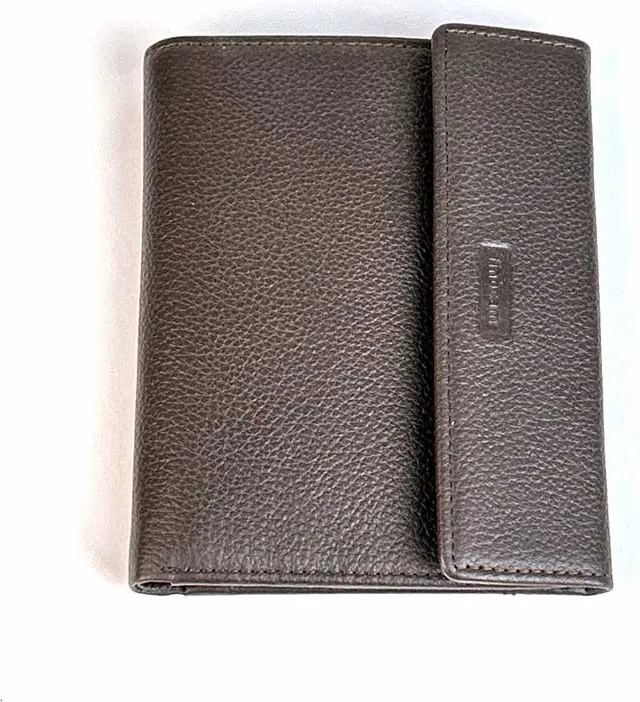 BILLETERO FINOCAM SOLAPA PIEL MARRON COSMO