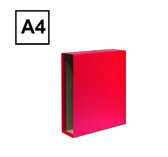 CAJA ARCHIVADOR RADO PLUS A4 ROJO