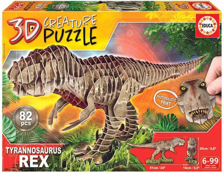 Puzzle 3D T-Rex Creature