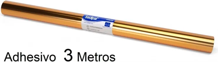 Rollo Adhesivo Sadipal Oro 0,5X3M