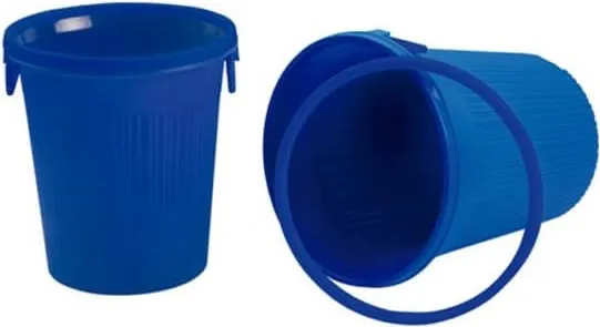Papelera Campus Pp con Aro y Asa  Azul