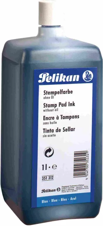 Tinta Tampón Pelikan Azul Bote 1L