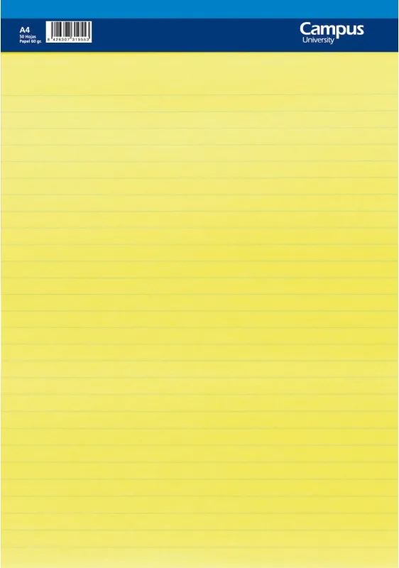 BLOC NOTAS A5 AMARILLO