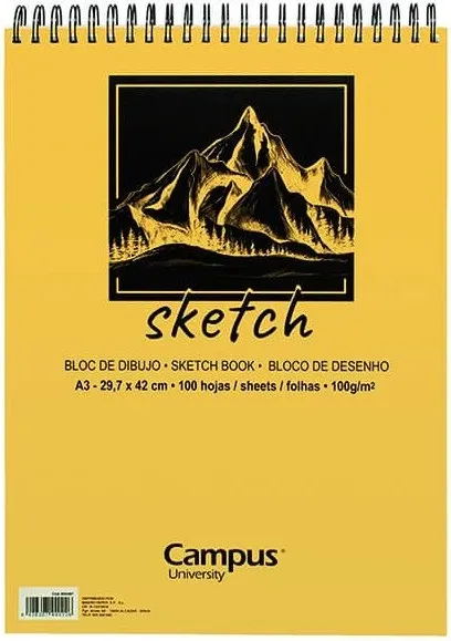BLOC ESBOZO CAMPUS A3 100H