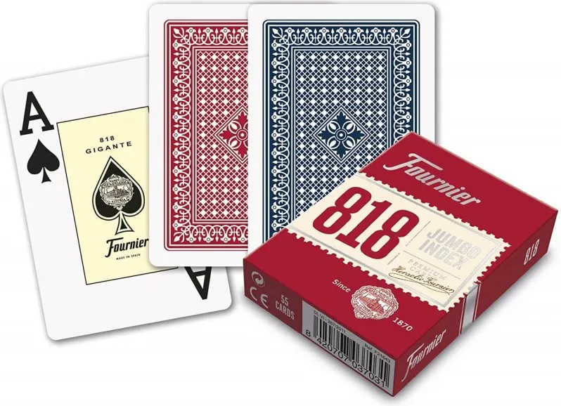 BARAJA POKER  Nº 818 (55 cartas) FOURNIER