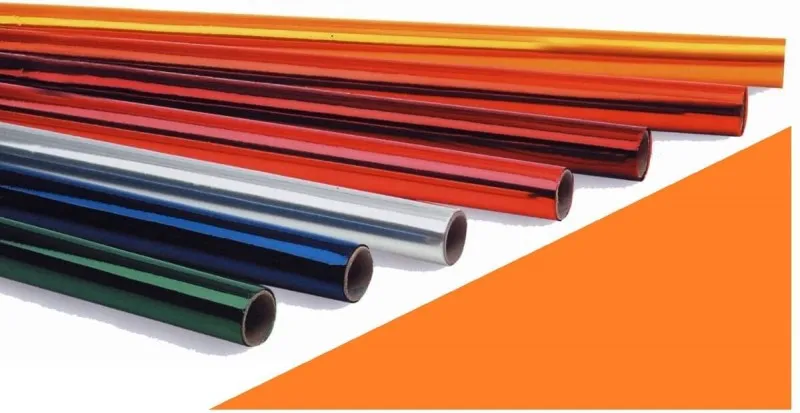 Rollo Celofan Naranja 50x65 cm 25 hojas