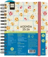 Agenda Finocam Magistral 1/4  Sv Flowers 25-26 - imagen 2