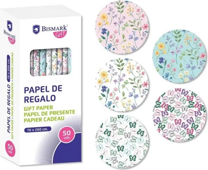 PAPEL DE REGALO NATURALEZA 70x200 CM