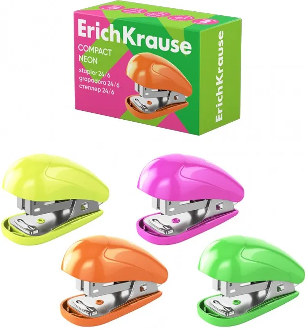 MINI GRAPADORA ERICH KRAUSE 20H COLORES NEON COMPACT