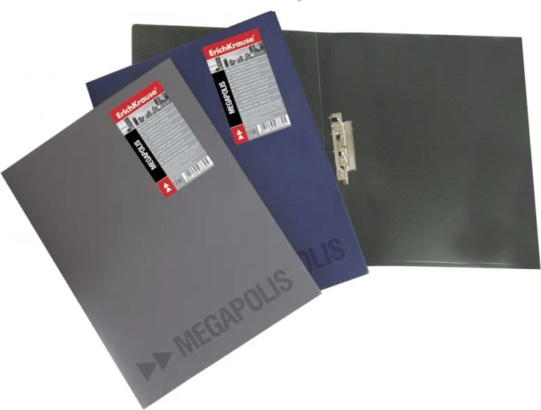 CARPETA A4 MULTICLIP LATERAL MEGAPOLIS NEGRO