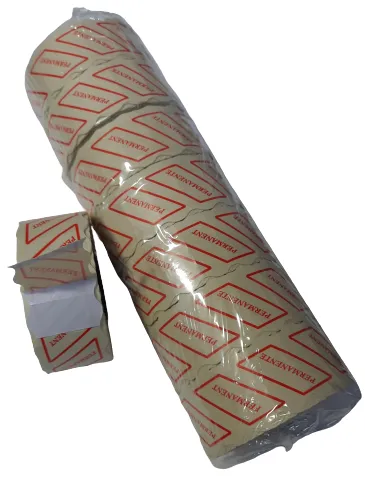 ETIQUETA 26X12 BLANCA 8 UNIDADES