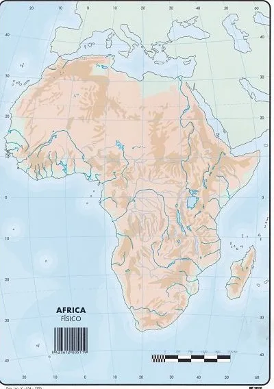 Mapas África Físico