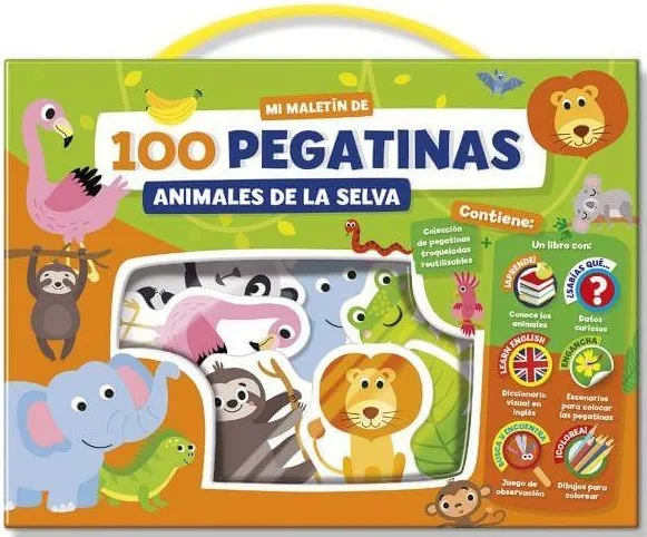 100 Pegatinas Animales Selva