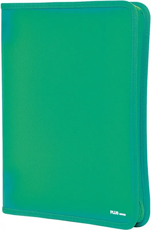 CARPETA CREMALLERA PLUS A4 VERDE