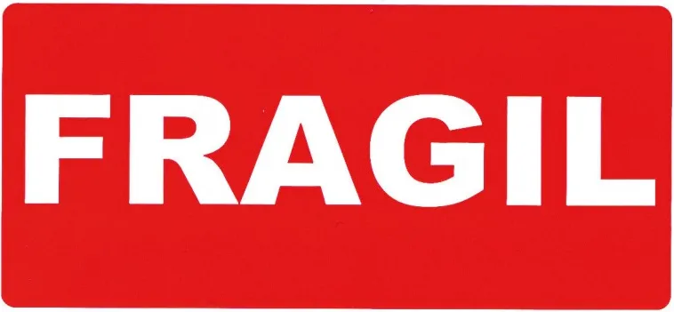 ETIQUETA ROLLO FRAGIL