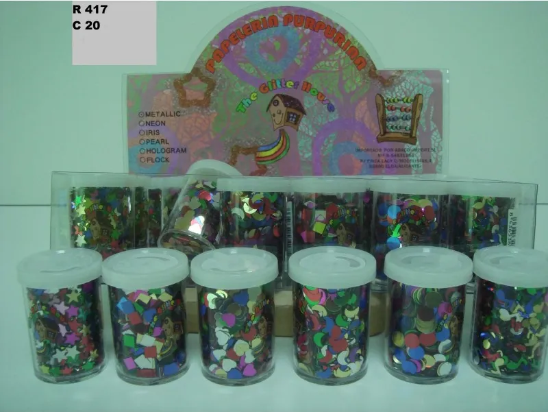 Confeti Metálico Colores