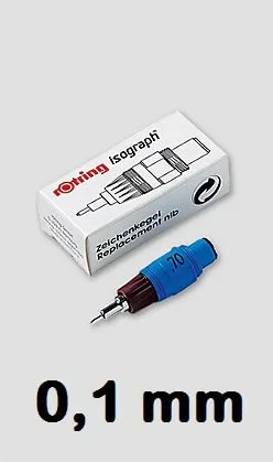 Recambio Puntera Rotring Isograph 0,1