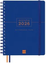 Agenda Finocam 16 Meses Tempus 1/4  Sv Vert.azul 25-26 - imagen 2