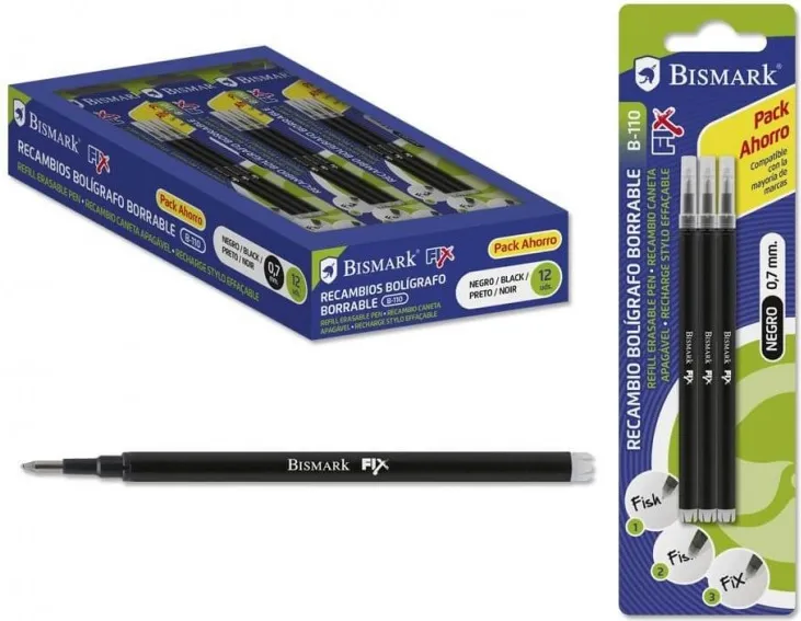 RECAMBIO BORRABLE BISMARK  NEGRO