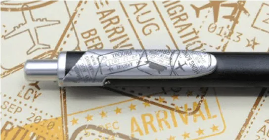 BOLIGRAFO INOXCROM CANVAS PASSPORT