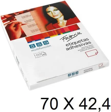 Etiqueta Fabrisa A4 70X42,4