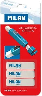 RECAMBIO AFILABORRA STICK BLISTER 3 UNID.