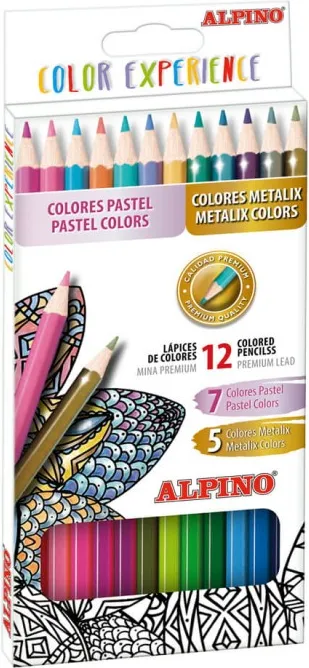 LAPIZ ALPINO EXPERIENCE 12 COLORES