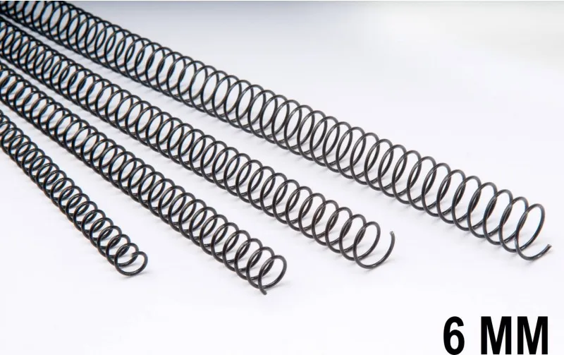 Espiral Metálico  Dhp Negro 6MM
