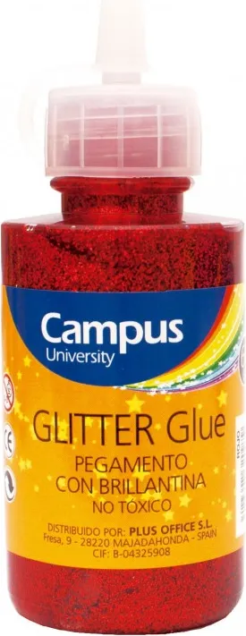 PEGAMENTO GLITTER 60GR ROJO
