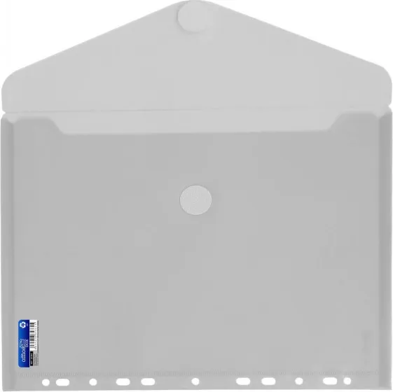 SOBRE VELCRO PP A4 MULTITALADRO CRISTAL