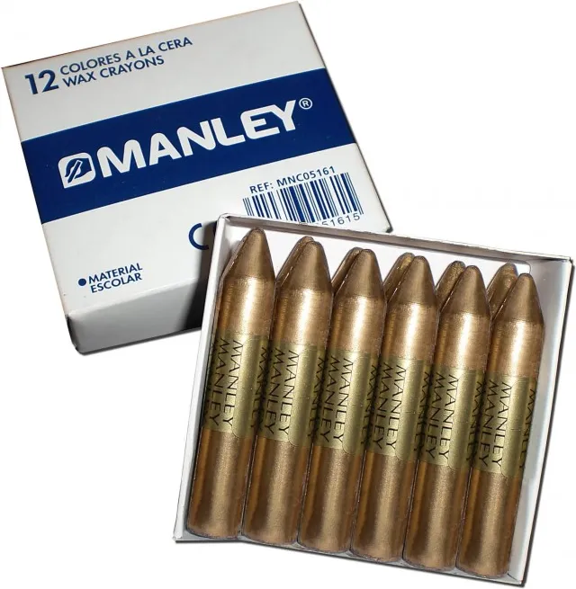 Ceras Manley Nº74 Oro 12 Unidades