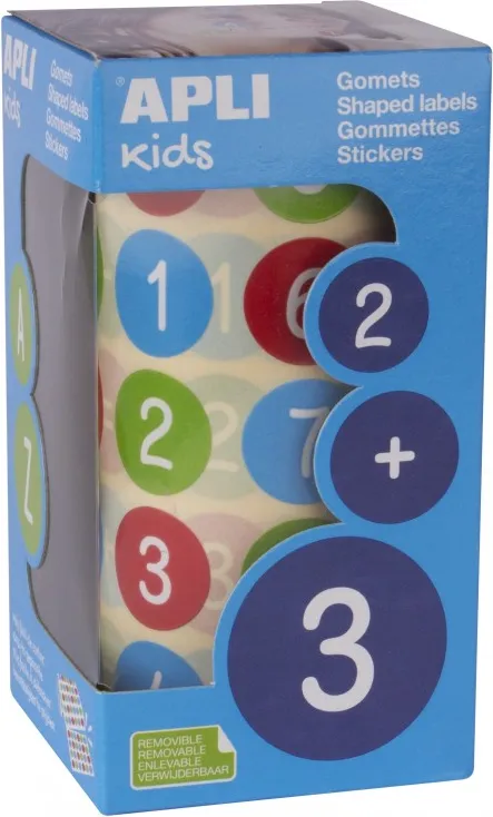 Gomets APLI Rollo Números