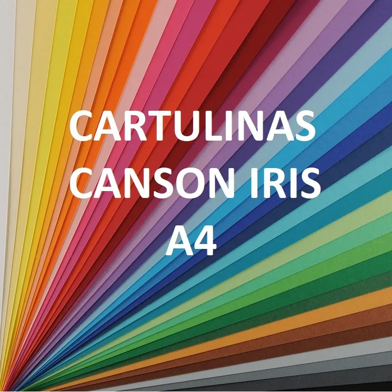 Cartulina Canson Iris  A4 colores lisos